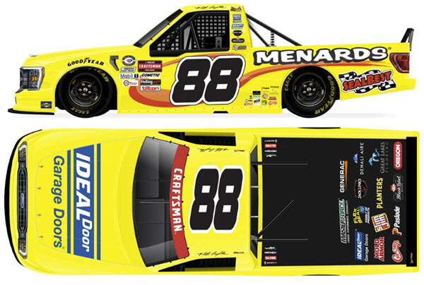 2023 Matt Crafton NASCAR Diecast 88 Ideal Garage Doors Truck Supertruck 1:24 Lionel Action ARC Color Chrome 99