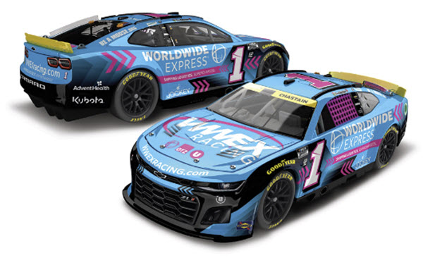2023 Ross Chastain NASCAR Diecast 1 WWEX World Wide Express Pink 1:64 CWC Lionel Action ARC 99