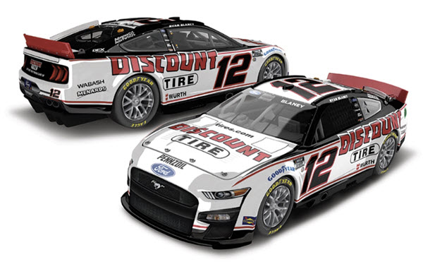 2023 Ryan Blaney NASCAR Diecast 12 Discount Tire CWC 1:24 Lionel Action RCCA Elite 99