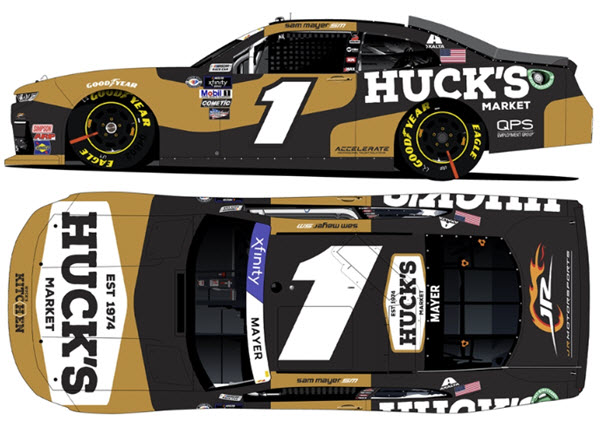 2023 Sam Mayer NASCAR Diecast 1 Hucks Market 1:24 CWC Lionel Action ARC Autographed 99