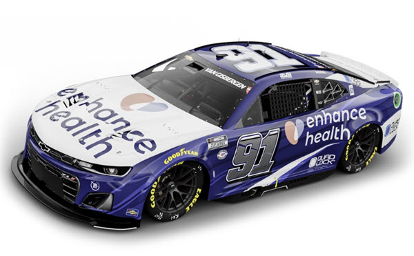 2023 Shane Van Gisbergen NASCAR Diecast 91 Enhance Health 1:64 CWC Lionel Action ARC Diecast Chassis 99
