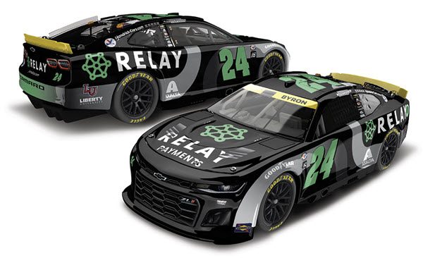 2023 William Byron NASCAR Diecast 24 Relay Payments CWC 1:64 Lionel Action ARC 98