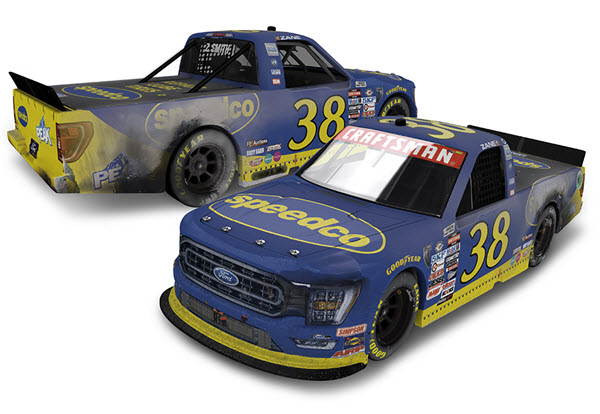2023 Zane Smith NASCAR Diecast 38 Speedco COTA Win Raced Version Truck 1:64 Lionel Action ARC 98