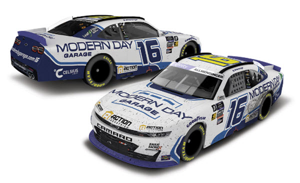 2024 AJ Allmendinger NASCAR Diecast 16 Modern Day Garage Las Vegas Win Raced Version 1:64 CWC Lionel Action ARC 98