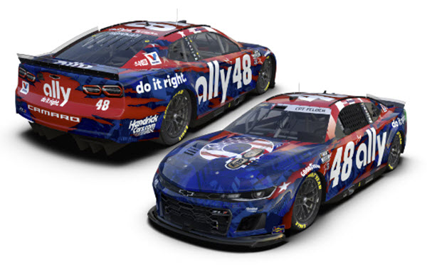 2024 Alex Bowman NASCAR Diecast 48 Ally Patriotic CWC 1:24 Lionel Action RCCA Elite 99