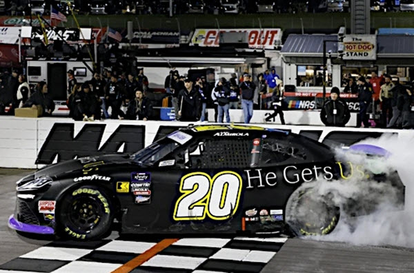 2024 Aric Almorola NASCAR Diecast 20 He Gets Us Martinsville Win Raced Version CWC 1:64 Lionel Action ARC 99