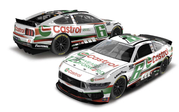 2024 Brad Keselowski NASCAR Diecast 6 Castrol 125 Years Forward CWC 1:24 Lionel Action RCCA Elite 99