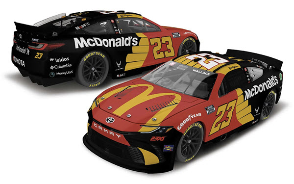 2024 Bubba Wallace NASCAR Diecast 23 McDonalds CWC 1:24 Lionel Action RCCA Elite 99