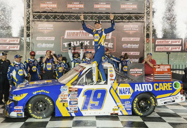 2024 Christian Eckes NASCAR Diecast 19 NAPA Bristol Win Raced Version Truck 1:24 Lionel Action ARC 99