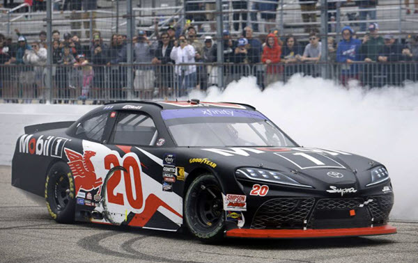 2024 Christopher Bell NASCAR Diecast 20 Mobil 1 New Hampshire Xfinity Win Raced Version CWC 1:24 Lionel Action ARC 99