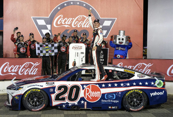 2024 Christopher Bell NASCAR Diecast 20 Rheem Chasrlotte Win Raced Version CWC 1:24 Lionel Action RCCA ELite Liquid Color 99