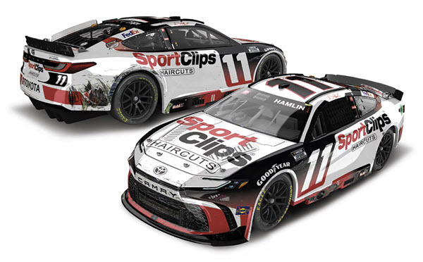 2024 Denny Hamlin NASCAR Diecast 11 Sport Clips Busch Clash Win Raced Version CWC 1:64 Lionel Action ARC 99