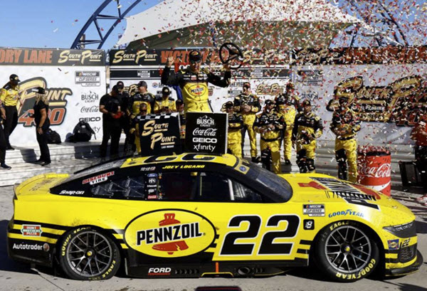 2024 Joey Logano NASCAR Diecast 22 Pennzoil Las Vegas Win Raced Version CWC 1:24 Lionel Action RCCA Elite Color Chrome 99
