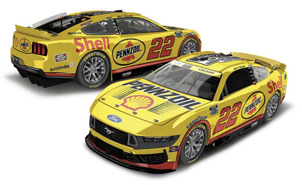 2024 Joey Logano NASCAR Diecast 22 Shell Pennzoil Cup Series Champion CWC 1:24 Lionel Action RCCA Elite Liquid Color 99