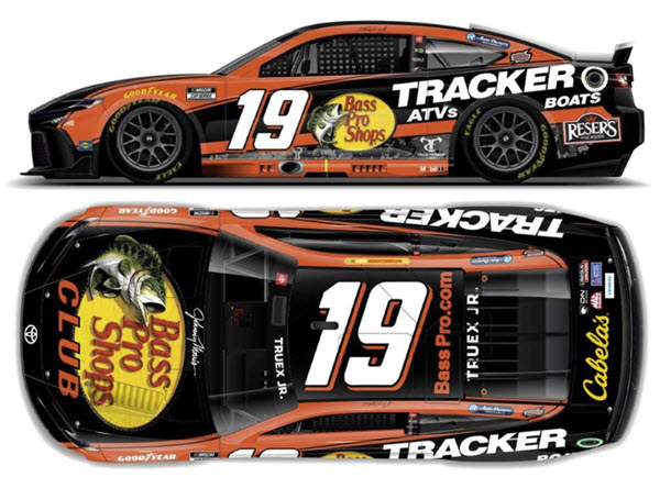 2024 Martin Truex Jr NASCAR Diecast 19 Bass Pro Club Memory Lane CWC 1:24 Lionel Action ARC Color Chrome 99