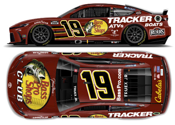 2024 Martin Truex Jr NASCAR Diecast 19 Bass Pro Legacy CWC 1:24 Lionel Action RCCA Elite Color Chrome 99