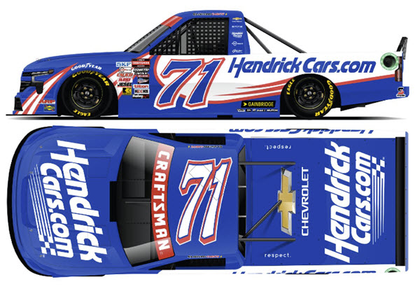 2024 Rajah Caruth NASCAR Diecast 71 Hendrick Cars Truck 1:64 Lionel Action ARC 99