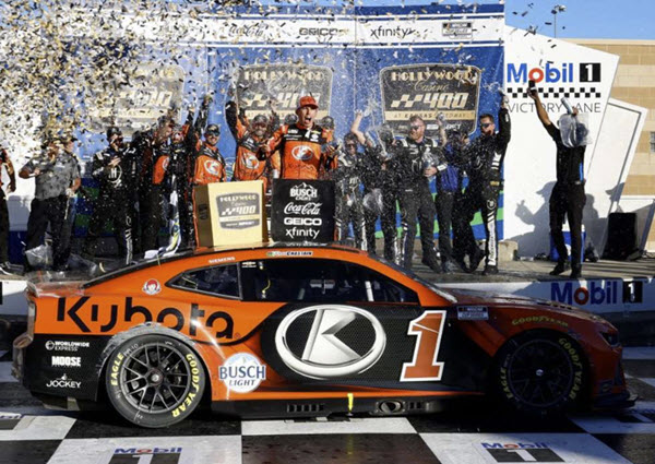 2024 Ross Chastain NASCAR Diecast 1 Kubota Kansas Win Raced Version 1:24 CWC Lionel Action RCCA Elite 99