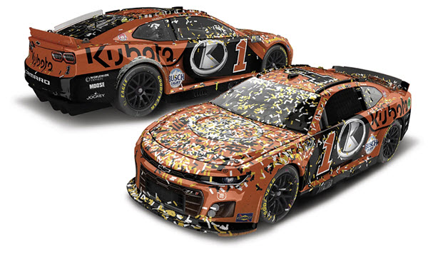 2024 Ross Chastain NASCAR Diecast 1 Kubota Kansas Win Raced Version 1:24 CWC Lionel Action RCCA Elite Liquid Color 98