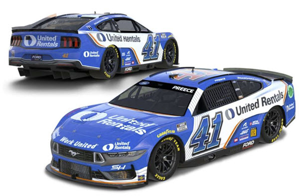 2024 Ryan Preece NASCAR Diecast 41 United Rentals CWC 1:64 Lionel Action ARC 99