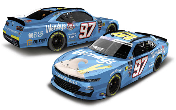 2024 Shane Van Gisbergen NASCAR Diecast 97 Wendys Xfinity 1:64 CWC Lionel Action ARC 99