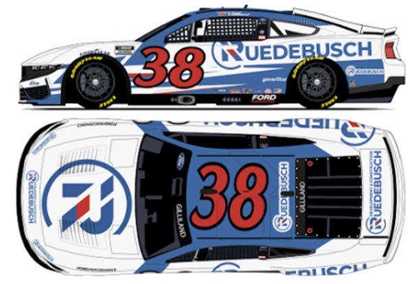 2024 Todd Gilliland NASCAR Diecast 38 Ruedebusch CWC 1:24 Lionel Action ARC Color Chrome 99