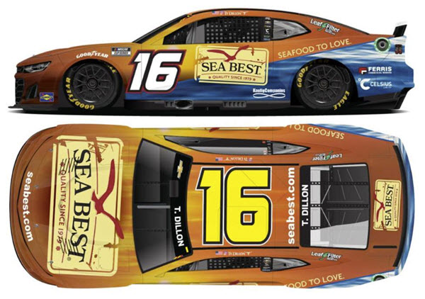 2024 Ty Dillon NASCAR Diecast 16 Sea Best CWC 1:24 Lionel Action ARC 99