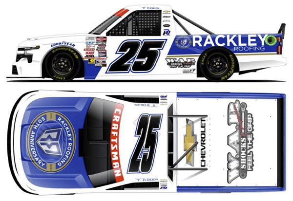 2024 Ty Dillon NASCAR Diecast 25 Rackley Roofing Truck 1:24 Lionel Action ARC 99