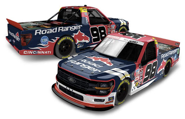 2024 Ty Majeski NASCAR Diecast 98 Road Ranger Truck Series Champion 1:24 Lionel Action ARC 99