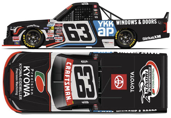 2025 Akinori Ogata NASCAR Diecast 63 Kyowa Industrial Truck 1:24 Lionel Action ARC 99