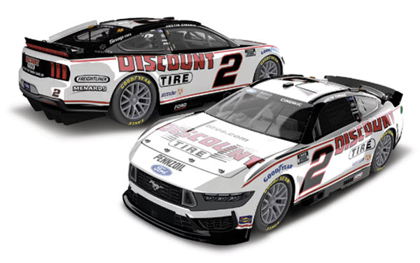 2025 Austin Cindric NASCAR Diecast 2 Discount Tire CWC 1:64 Lionel Action ARC 99