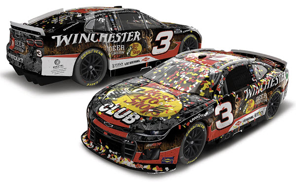 2025 Austin Dillon NASCAR Diecast 3 Bass Pro Winchester Richmond Win Raced Version CWC 1:64 Lionel Action ARC 99