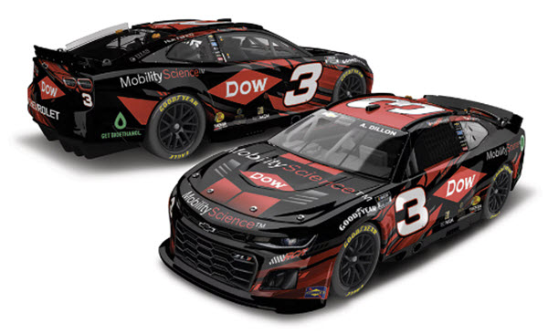 2025 Austin Dillon NASCAR Diecast 3 Dow Mobility Science  CWC 1:64 Lionel Action ARC 99