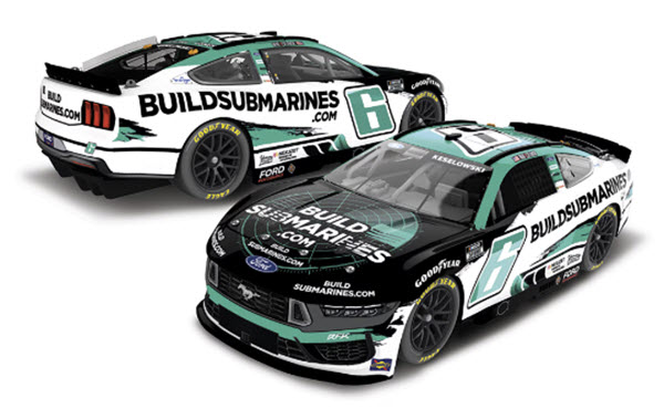 2025 Brad Keselowski NASCAR Diecast 6 Build Submarines CWC 1:24 Lionel Action ARC Color Chrome 99