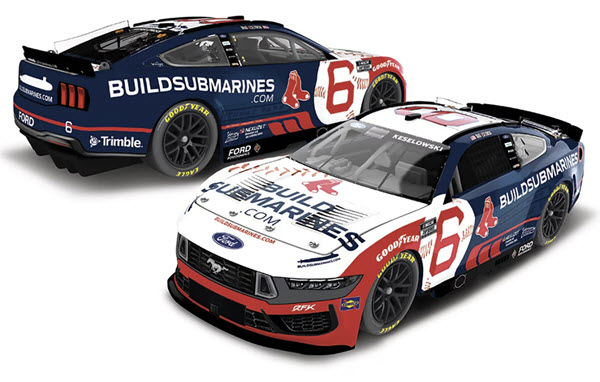 2025 Brad Keselowski NASCAR Diecast 6 Build Submarines Red Sox CWC 1:24 Lionel Action ARC 99
