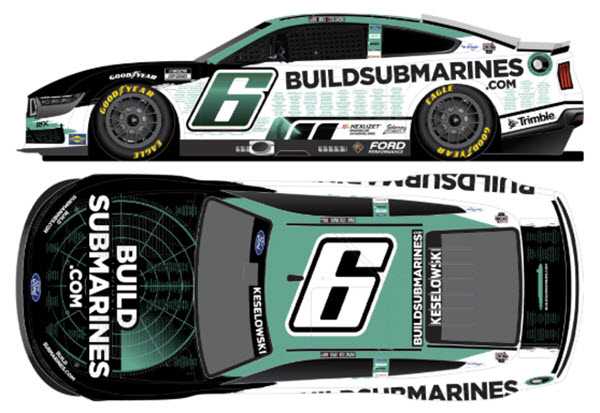 2025 Brad Keselowski NASCAR Diecast 6 Build Submarines Tribute CWC 1:24 Lionel Action RCCA Elite 99