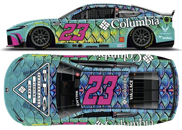 2025 Bubba Wallace NASCAR Diecast 23 Columbia PFG CWC 1:24 Lionel Action RCCA Elite 99