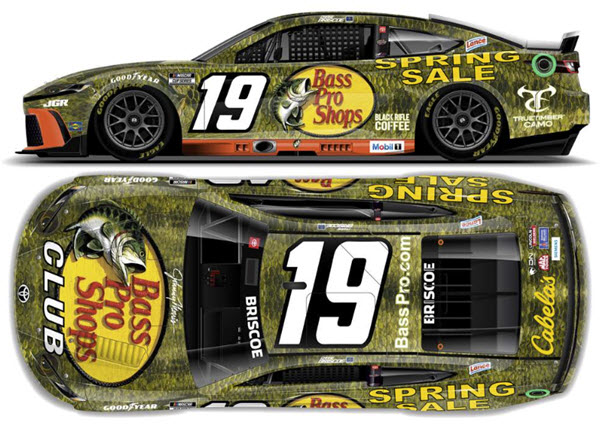 2025 Chase Briscoe NASCAR Diecast 19 Bass Pro Spring Fishing 1:24 CWC Lionel Action RCCA Elite 99