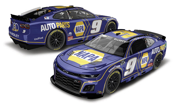2025 Chase Elliott NASCAR Diecast 9 NAPA Auto Parts CWC 1:24 Lionel Action RCCA ELite Liquid Color 99