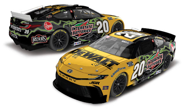 2025 Christopher Bell NASCAR Diecast 20 DeWalt Interstate CWC 1:24 Lionel Action ARC Color Chrome 99