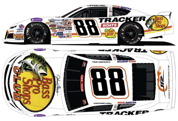 2025 Connor Hall NASCAR Diecast 88 Bass Pro Late Model CWC 1:64 Lionel Action ARC 99