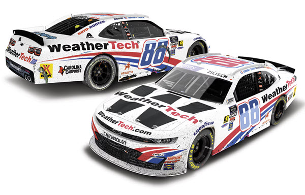 2025 Connor Zilisch NASCAR Diecast 88 WeatherTech Indy Indianapolis Win Raced Version 1:24 CWC Lionel Action ARC Color Chrome 99