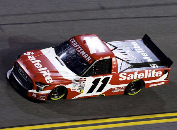 2025 Corey Heim NASCAR Diecast 11 Safelite Daytona Win Raced Version Truck 1:64 Lionel Action ARC 99