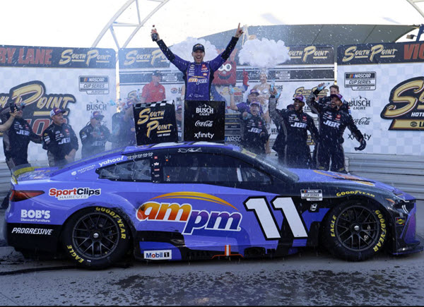 2025 Denny Hamlin NASCAR Diecast 11 AMPM Las Vegas Win Raced Version CWC 1:24 Lionel Action RCCA Elite 98