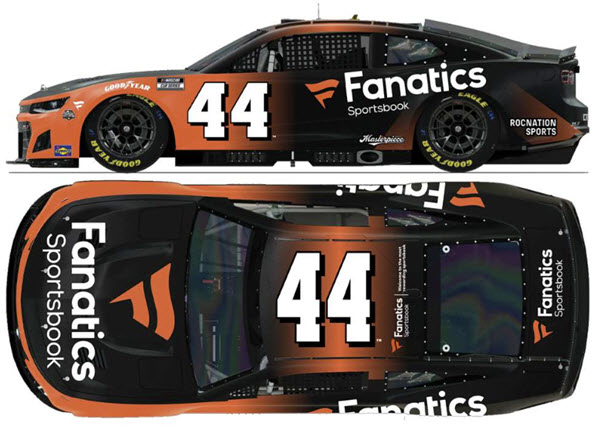 2025 JJ Yele NASCAR Diecast 44 Fanatics CWC 1:24 Lionel Action ARC 99