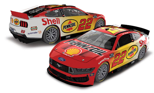 2025 Joey Logano NASCAR Diecast 22 Shell Pennzoil Daytona Special CWC 1:24 Lionel Action RCCA Elite Color Chrome 99
