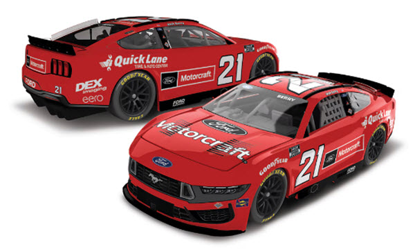 2025 Josh Berry NASCAR Diecast 21 Motorcraft Backseater 1:24 CWC Lionel Action RCCA Elite Color Chrome 98