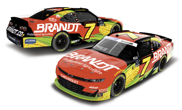 2025 Justin Allgaier NASCAR Diecast 7 Brandt CWC 1:64 Lionel Action ARC 99
