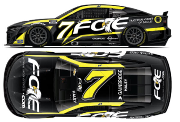 2025 Justin Haley NASCAR Diecast 7 FOE CWC 1:24 Lionel Action ARC Color Chrome 99