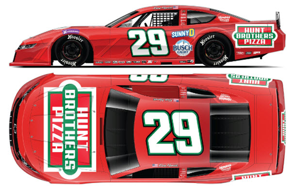 2025 Kevin Harvick NASCAR Diecast 29 Hunt Brothers Pizza Red Late Model CWC 1:64 Lionel Action ARC 99